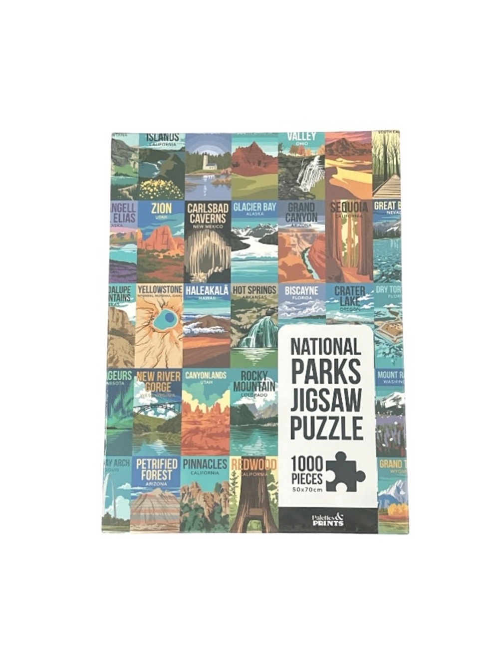 National Parks Jigsaw Puzzle 1000-Piece – Multicolor
